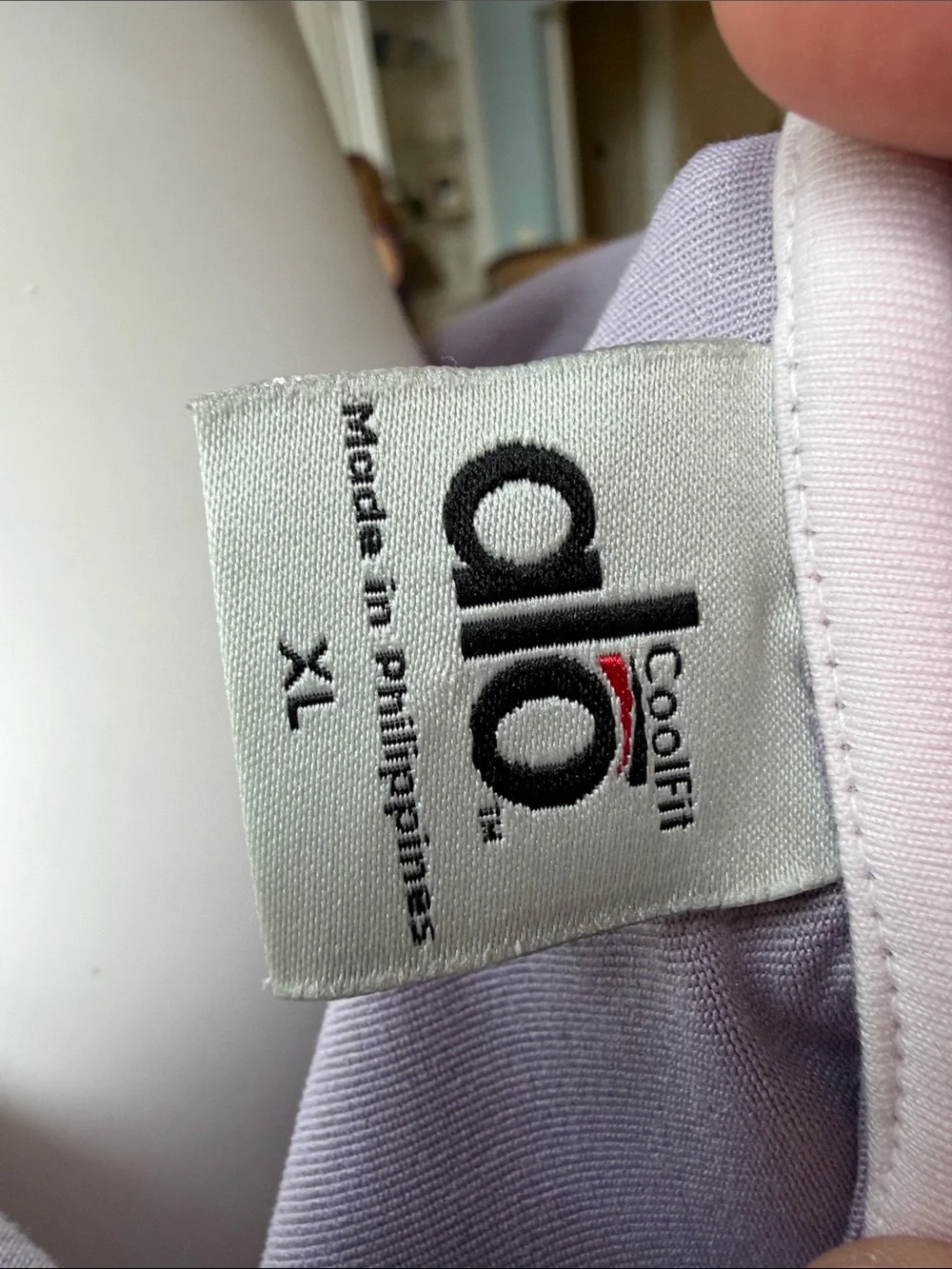 ALO Yoga Lavender Short-Sleeve Polo Top